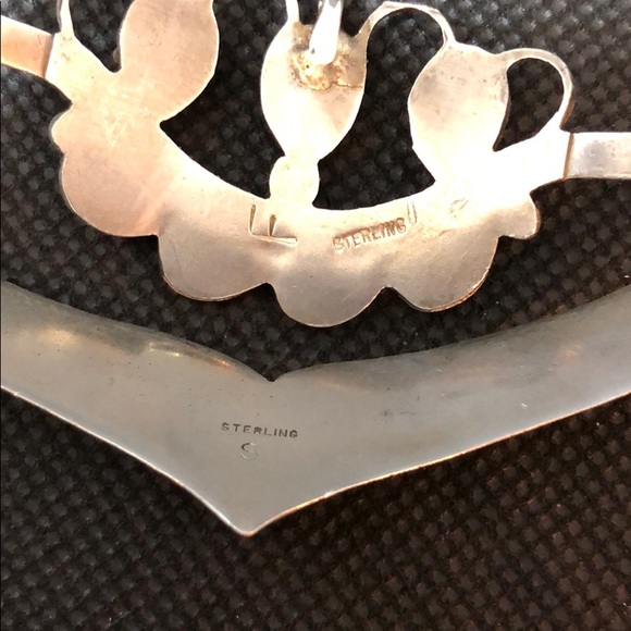 Amazing Set Native American necklace and bracelet - Picture 4 of 9